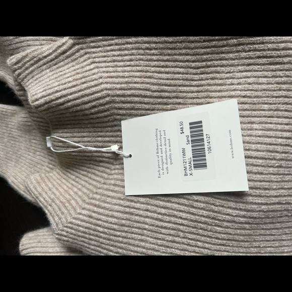 Böhme Jaya Sand, woven and ribbed Turtle Neck and Sweats, XS - NEW WITH TAGS - Picture 2 of 6